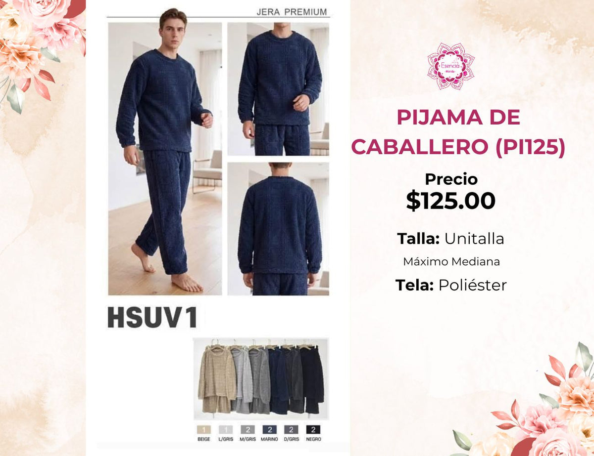 PIJAMA DE CABALLERO (PI125)