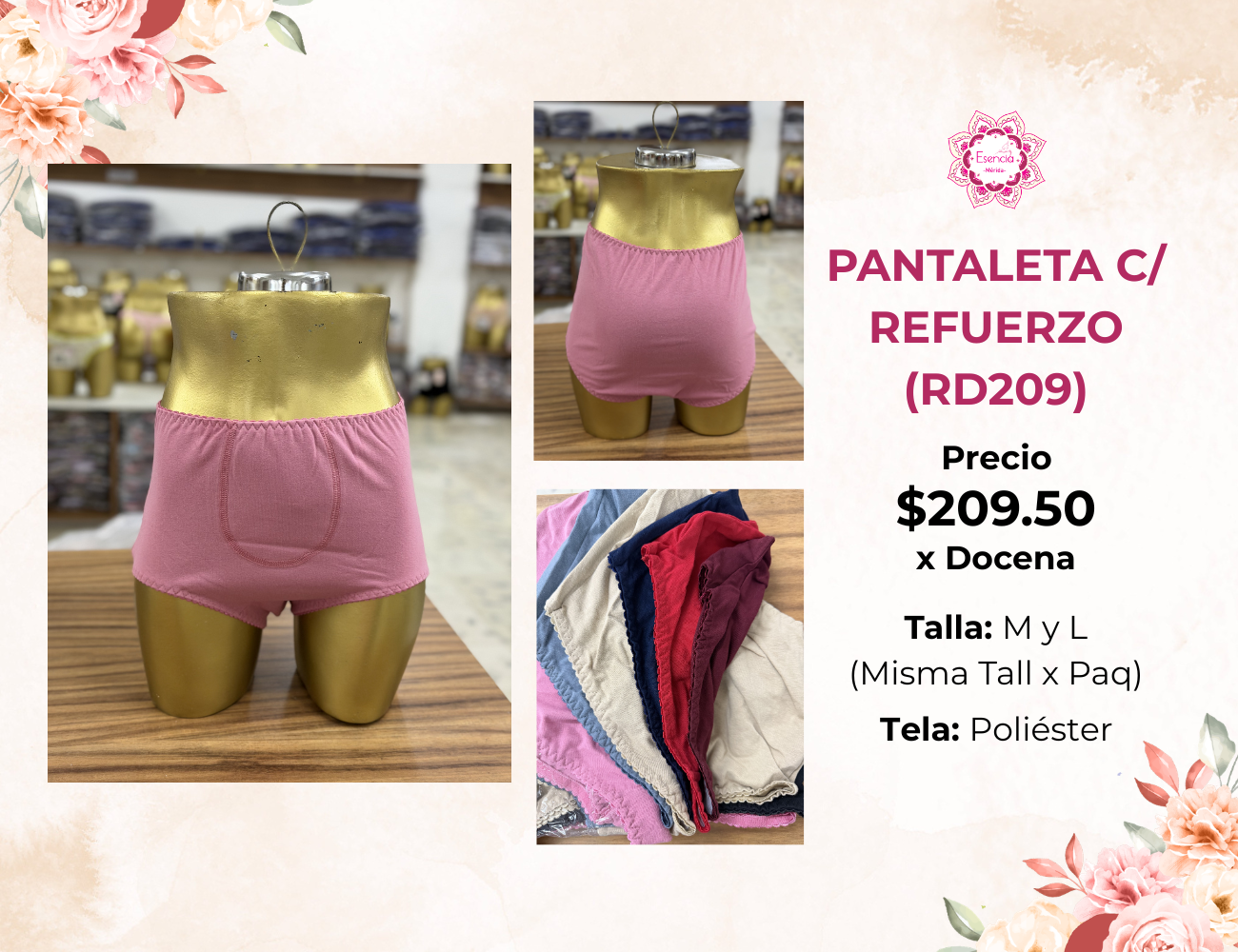 PANTALETA DE DAMA (RD209)