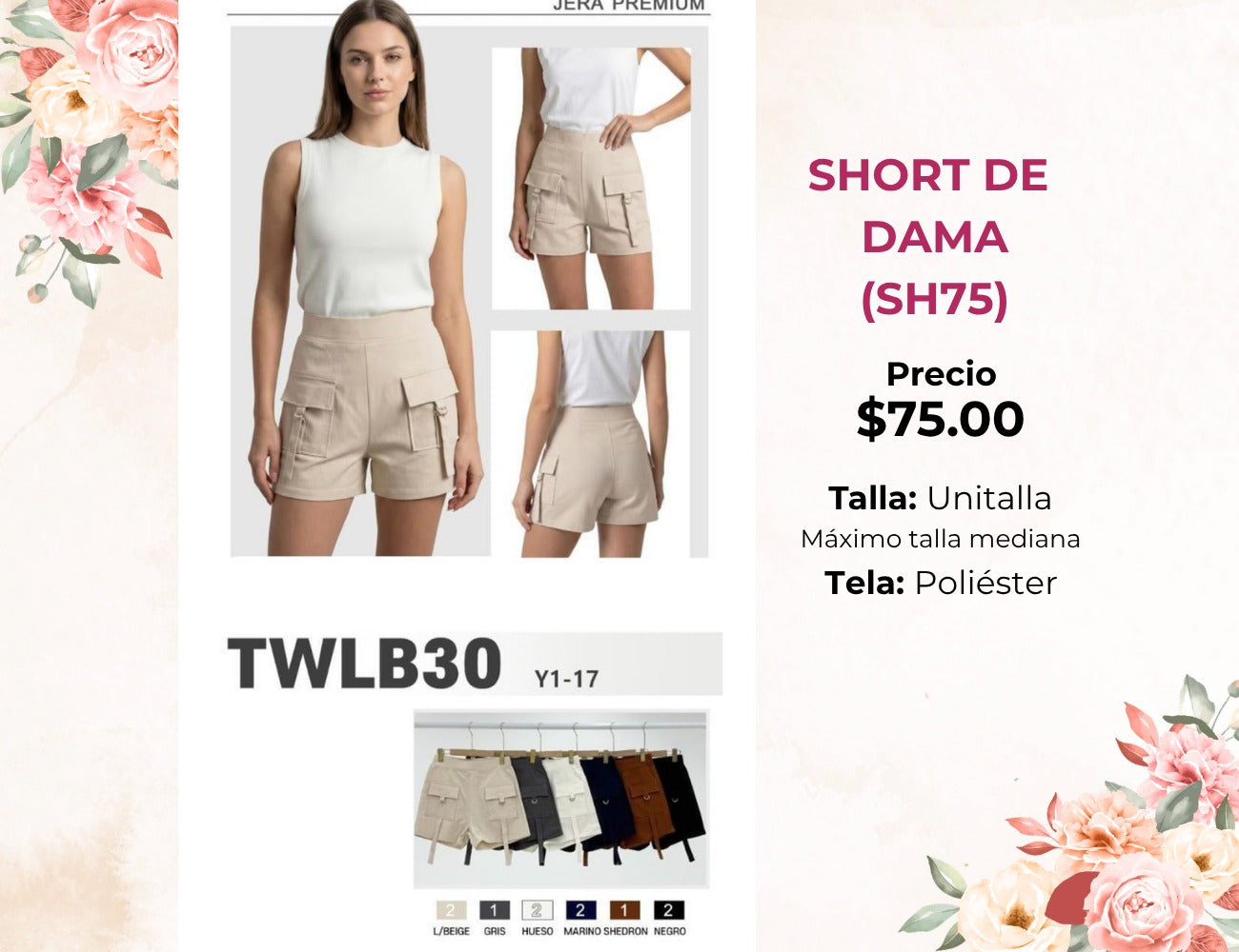SHORT DE DAMA (SH75)