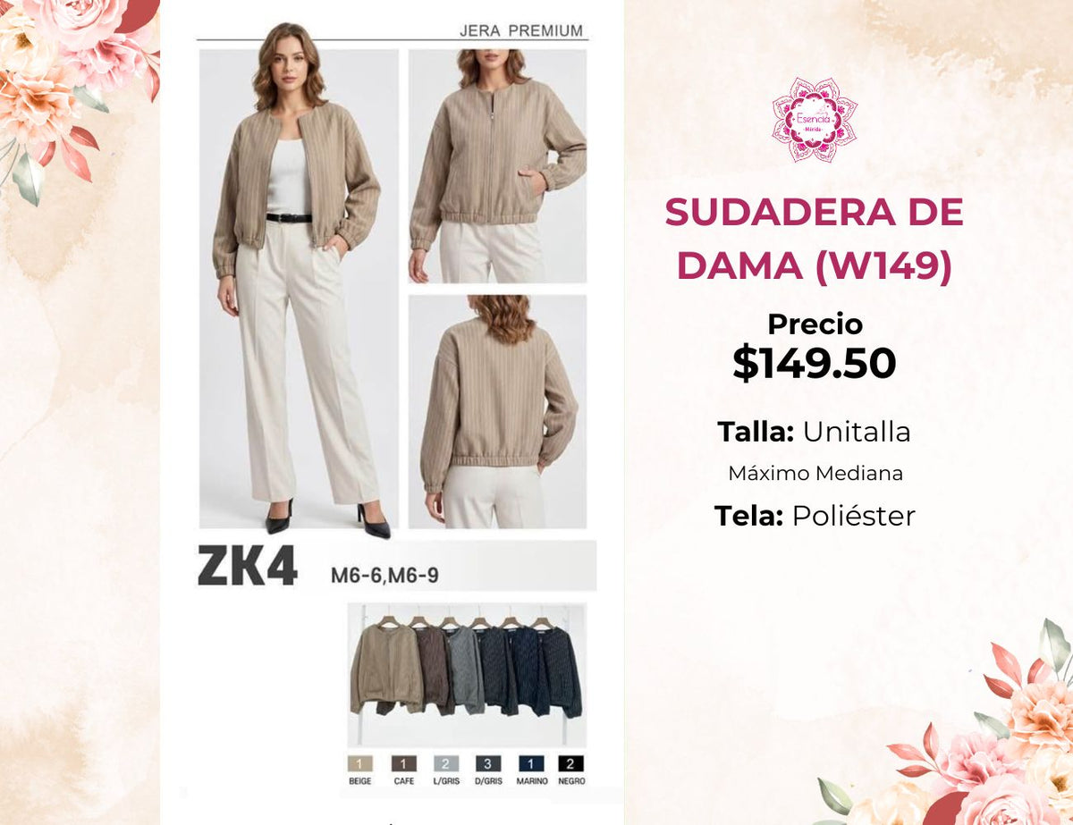 SUDADERA DE DAMA (W149)