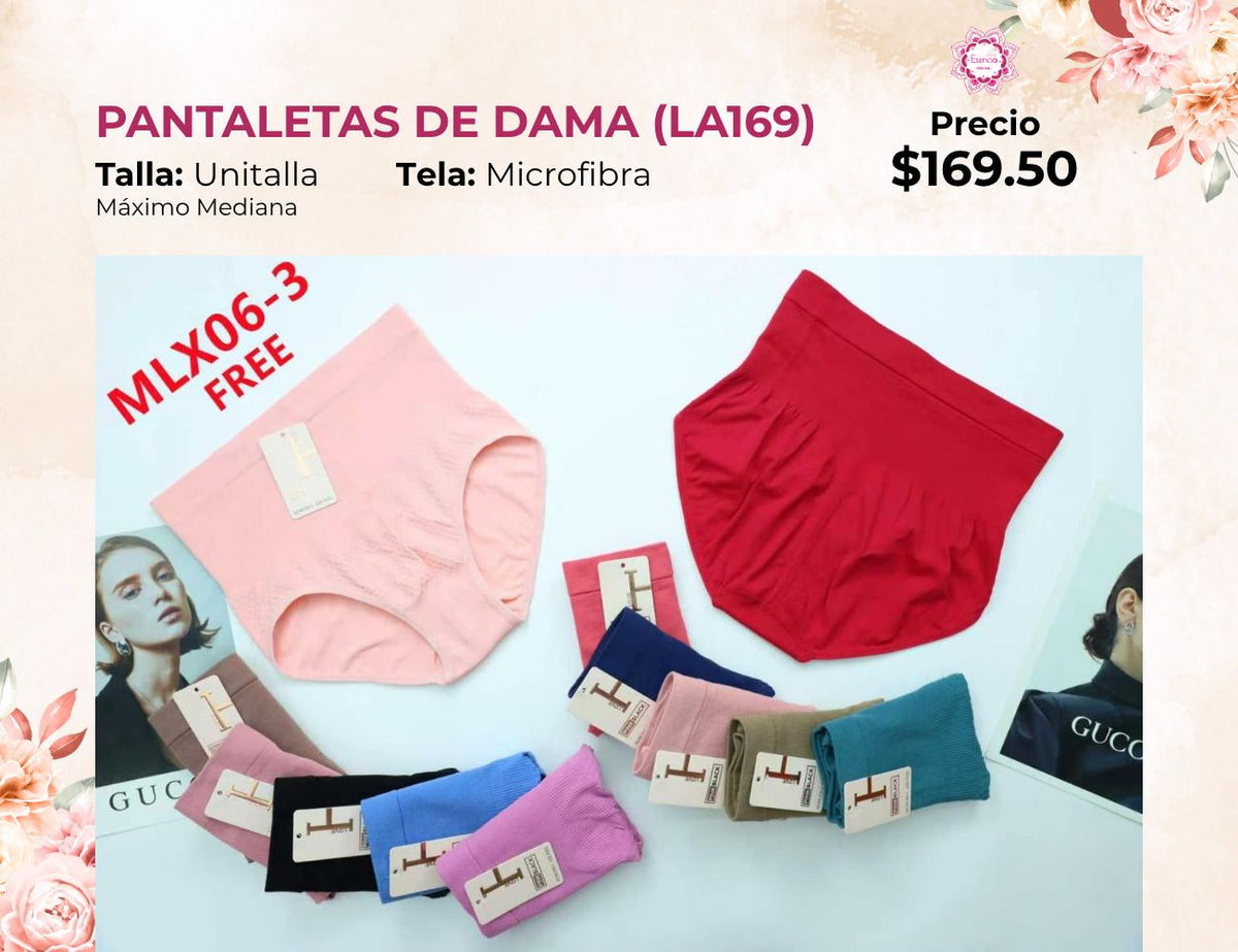 PANTALETAS DE MICROFIBRA (LA169)