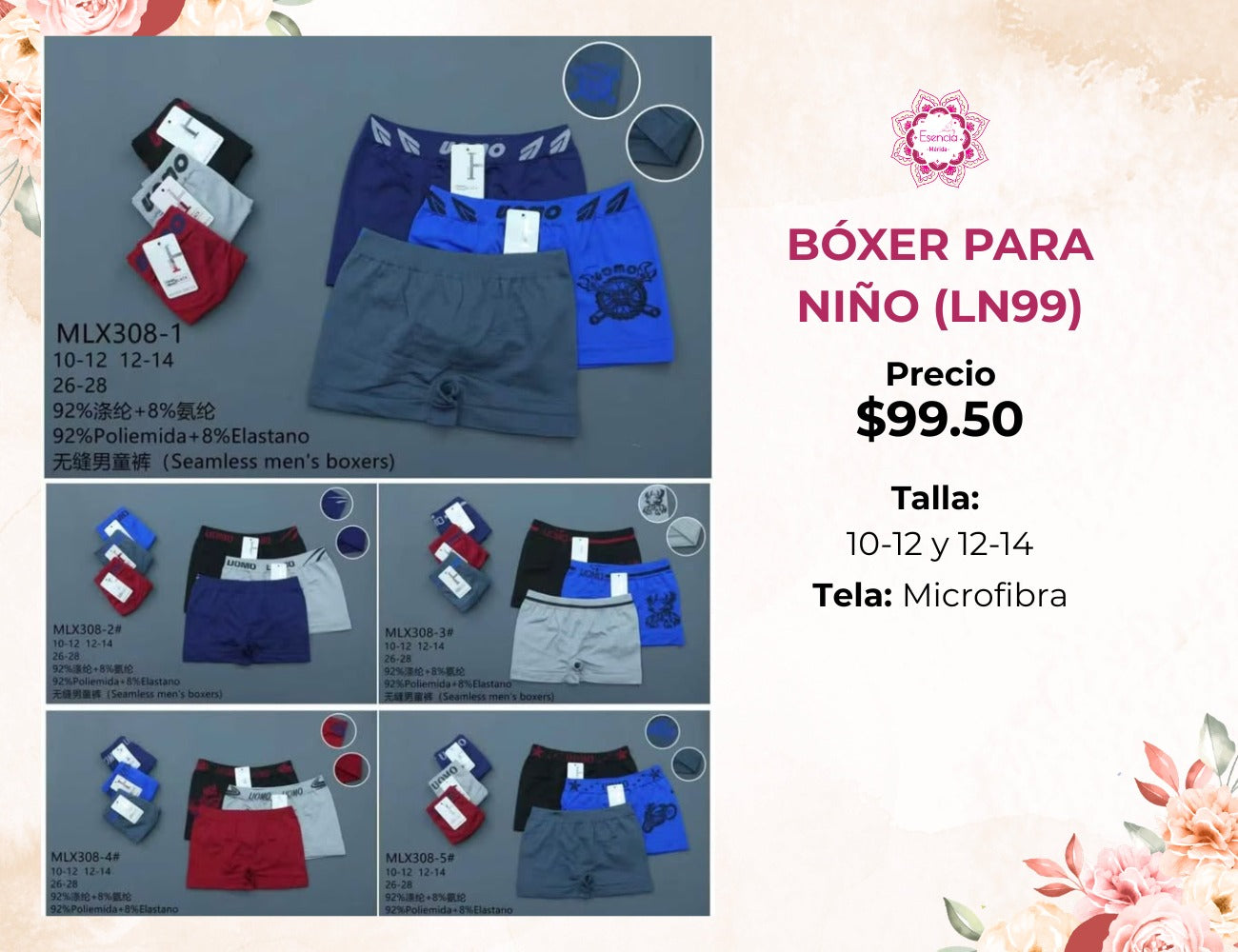 BOXER DE NIÑO LASSER (LN99)
