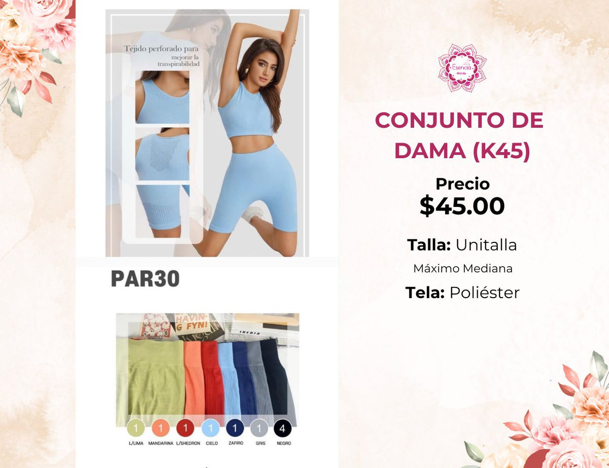 CONJUNTO DEPORTIVO DE DAMA (K45)