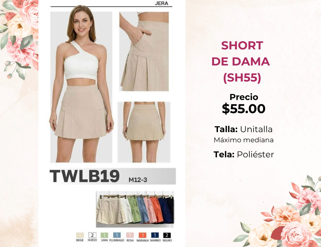 SHORT DE DAMA (SH55)