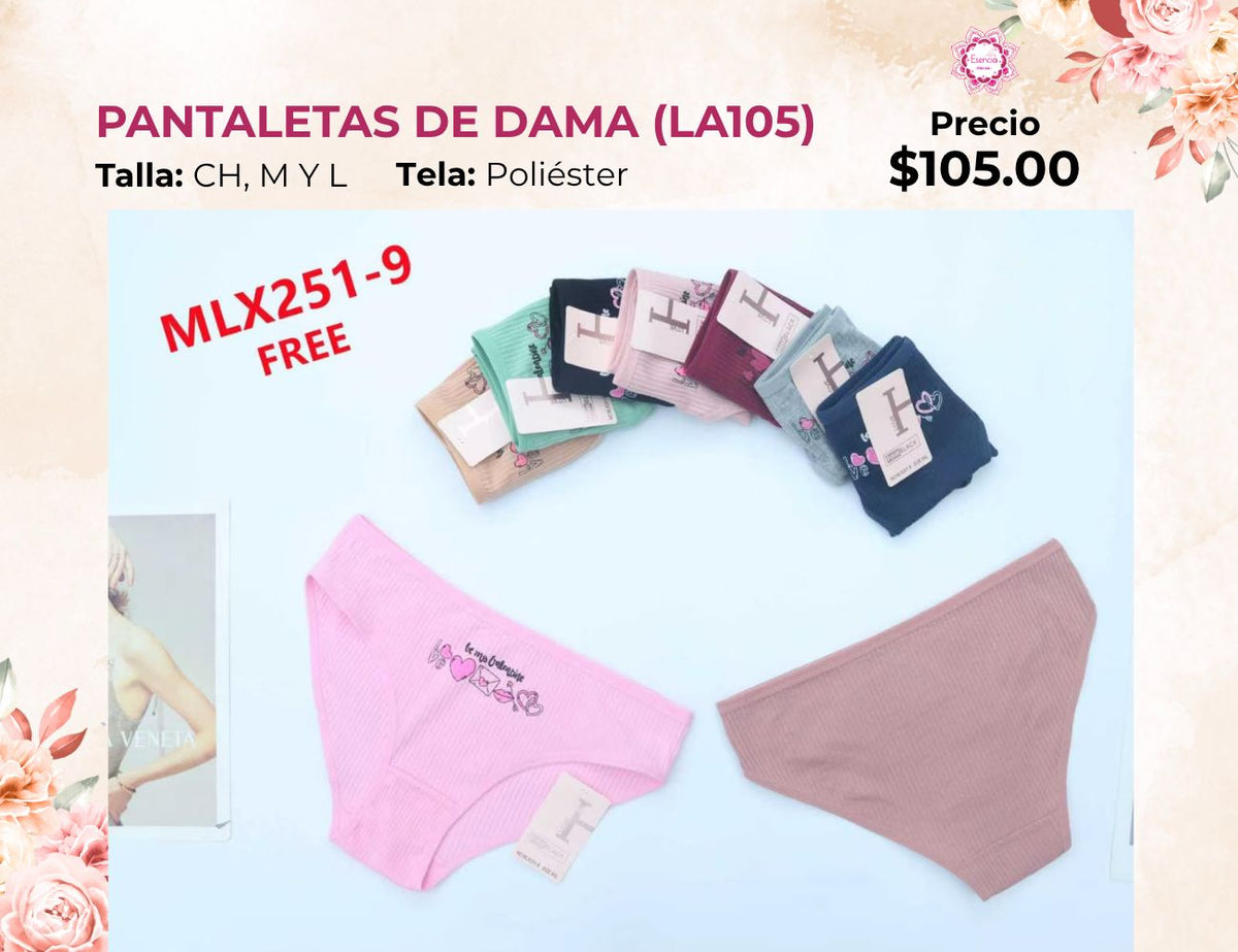 PANTALETAS PARA DAMA (LA105)