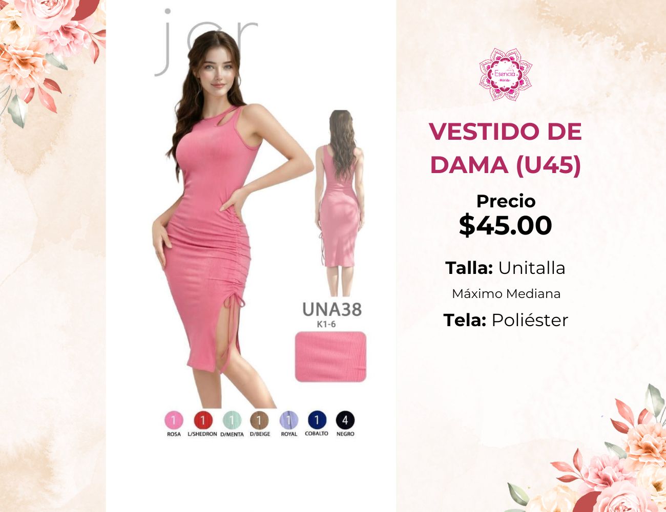 VESTIDO DE DAMA (U45)