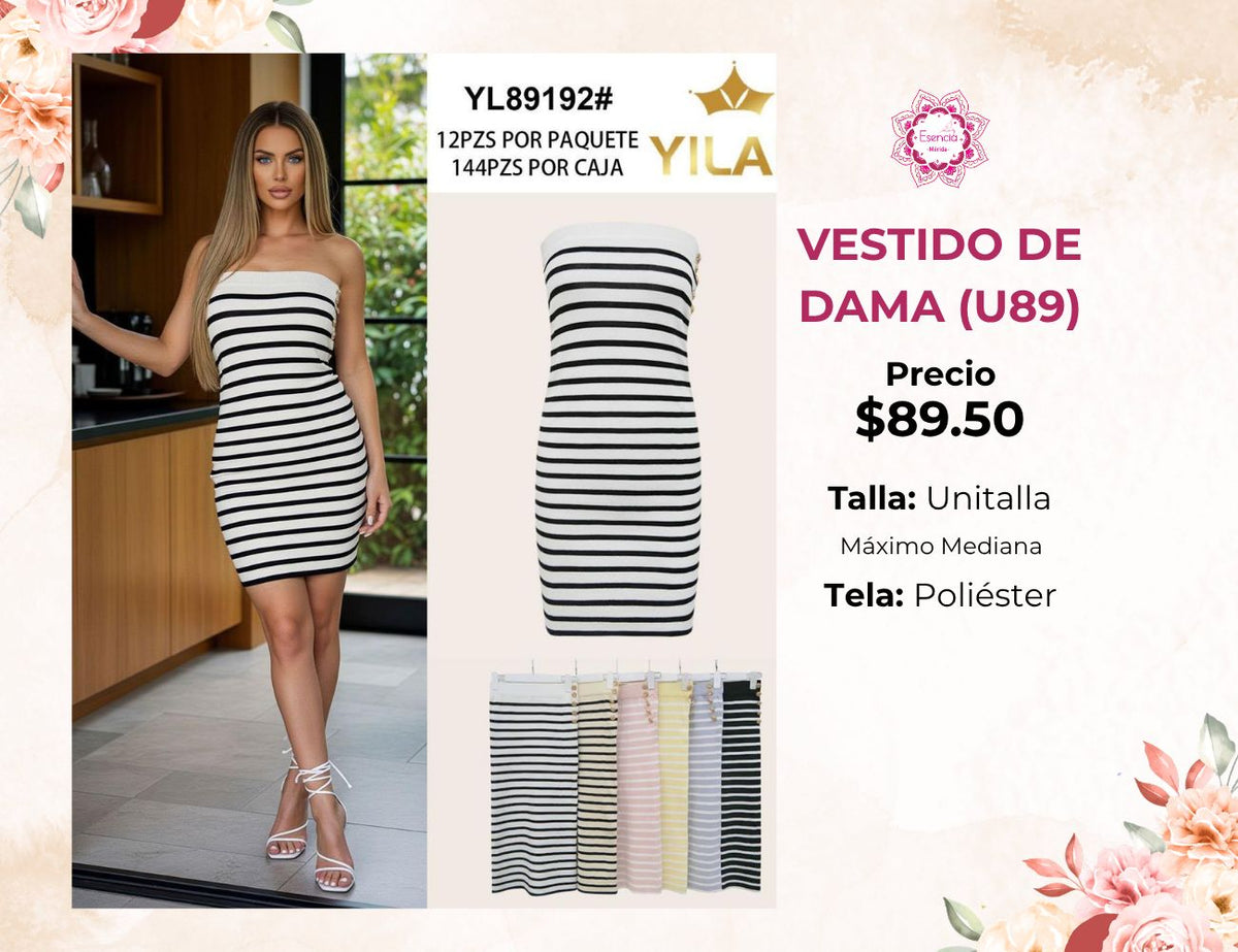 VESTIDO DE DAMA (U89)
