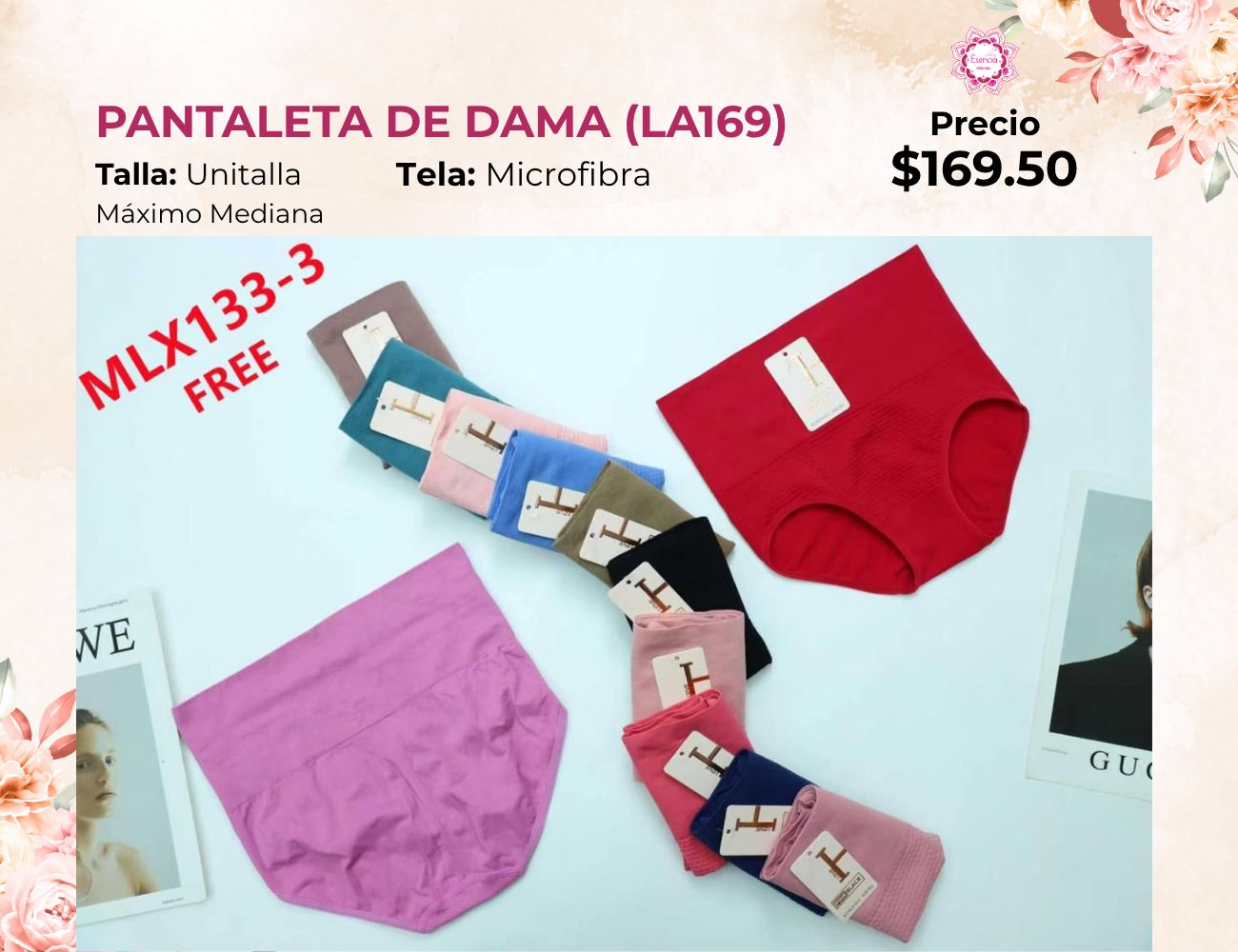 PANTALETAS DE MICROFIBRA (LA169)