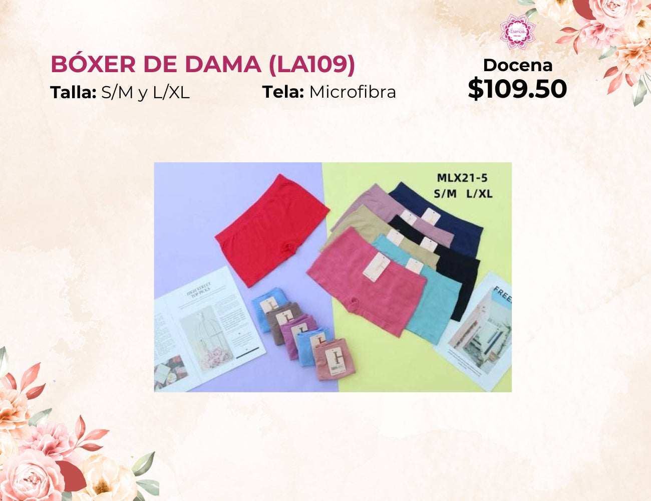 BOXER DE DAMA (LA109)