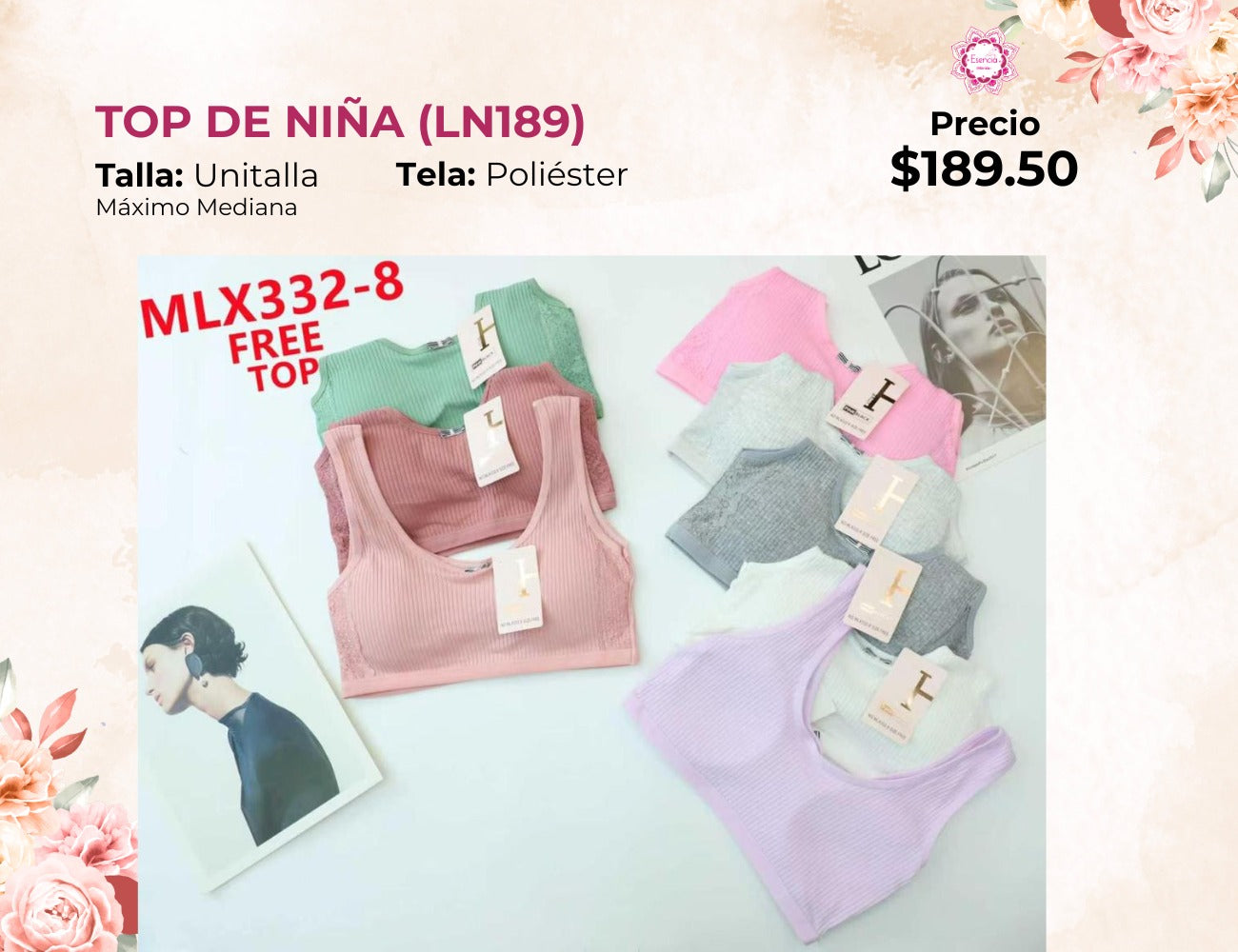 TOPS DE NIÑA (LN189)