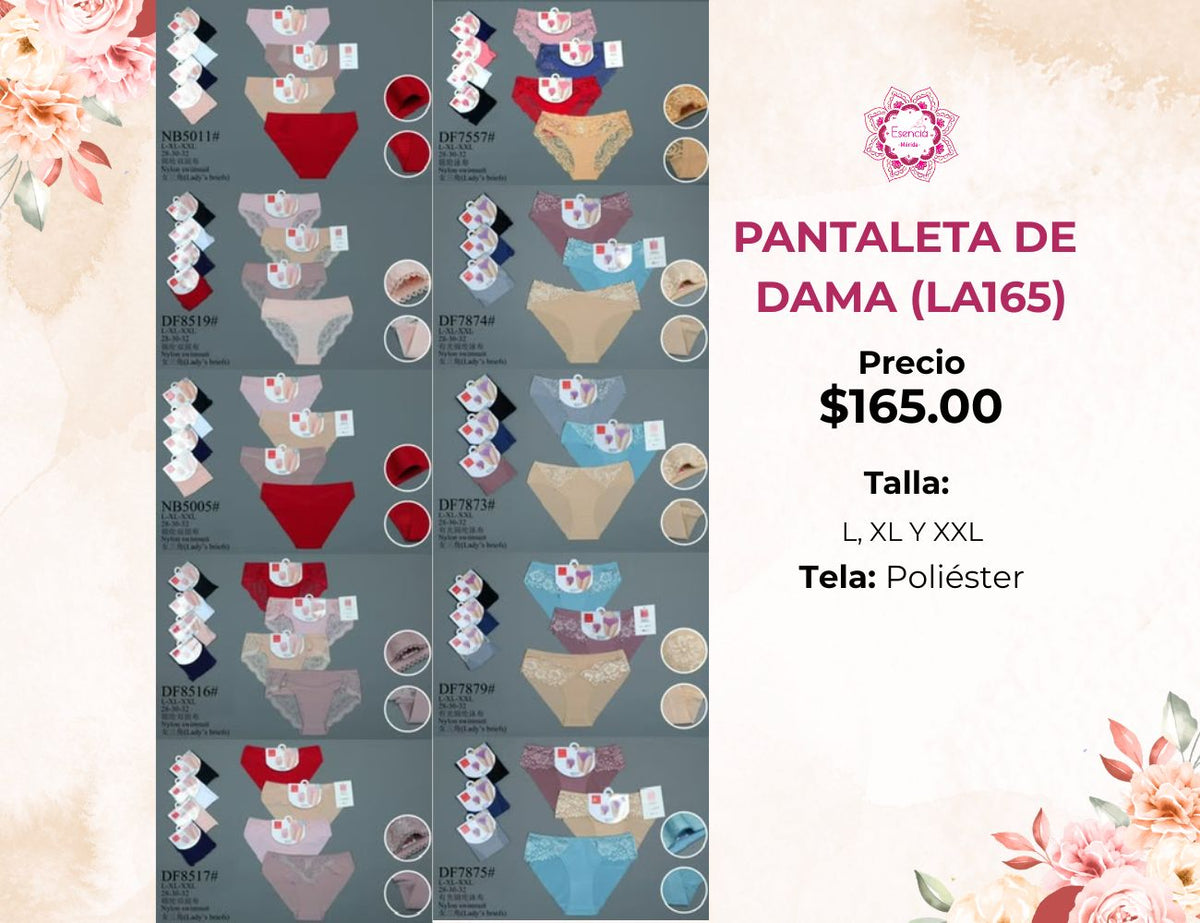 PANTALETAS CORTE LASSER (LA165))
