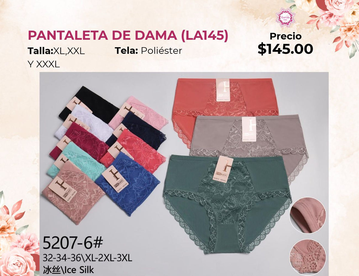 PANTALETA DE DAMA EXTRA (LA145)