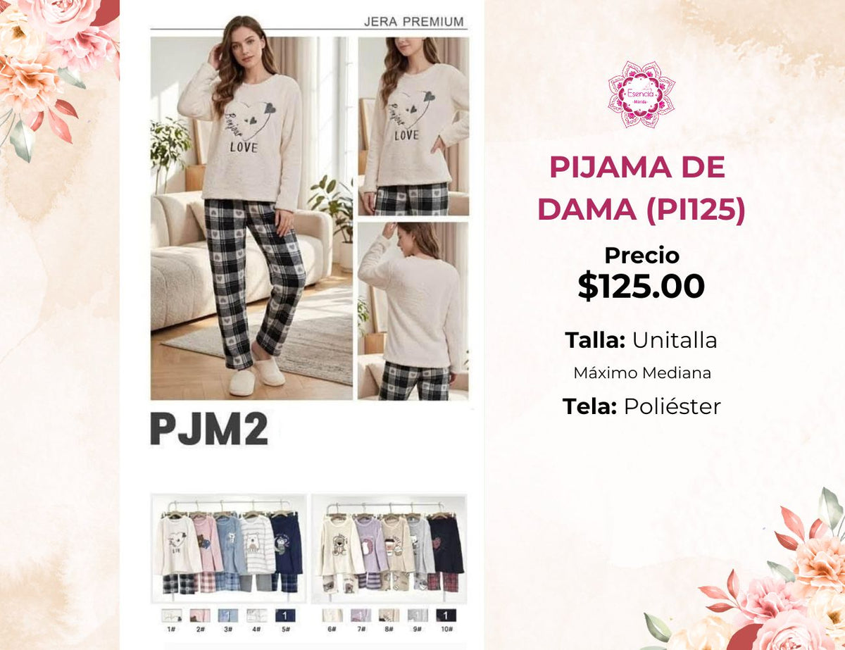 PIJAMA DE DAMA (PI125)