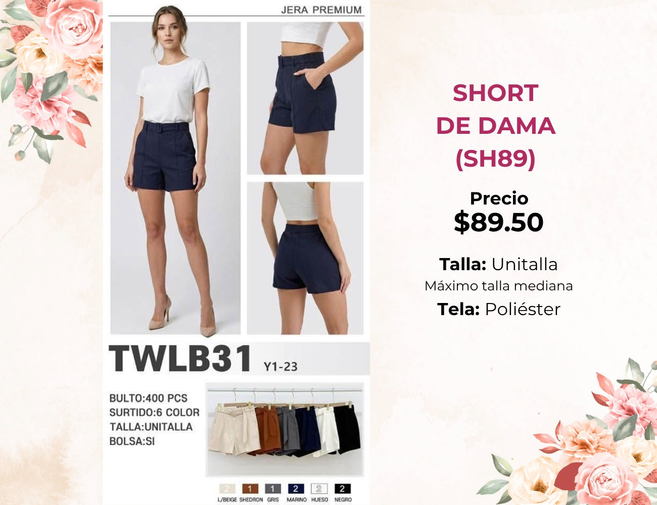 SHORT DE DAMA (SH89)