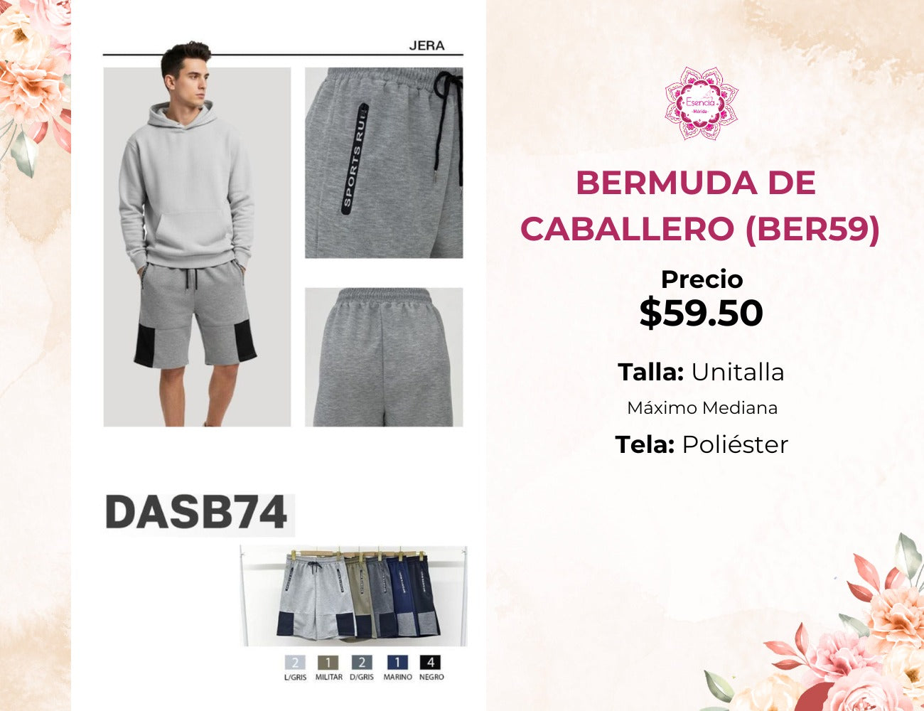 BERMUDAS DE CABALLERO (BER59)