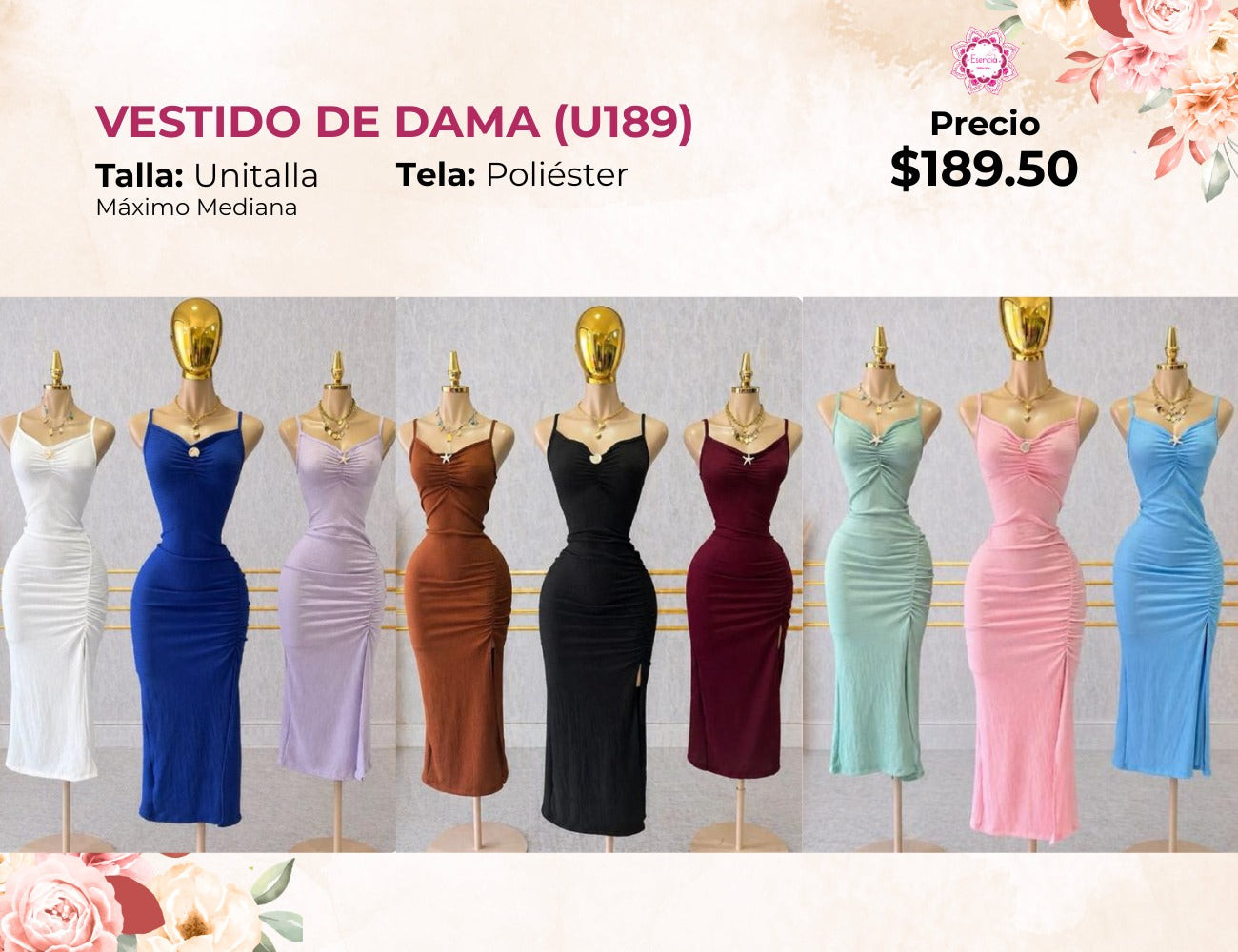 VESTIDO DE DAMA (U189)