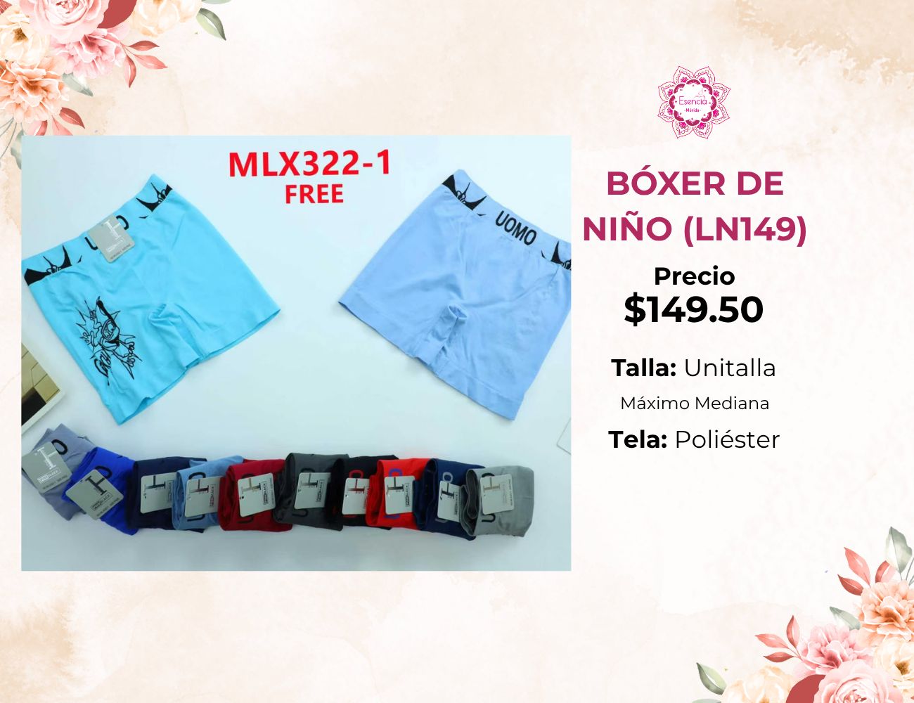 BÓXER DE NIÑO (LN149)