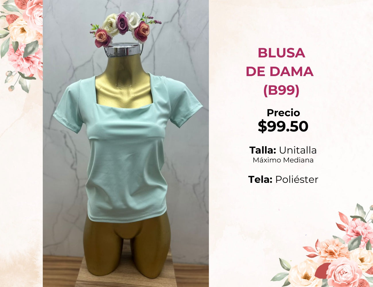 BLUSAS DE DAMA PREMIUM (B99)