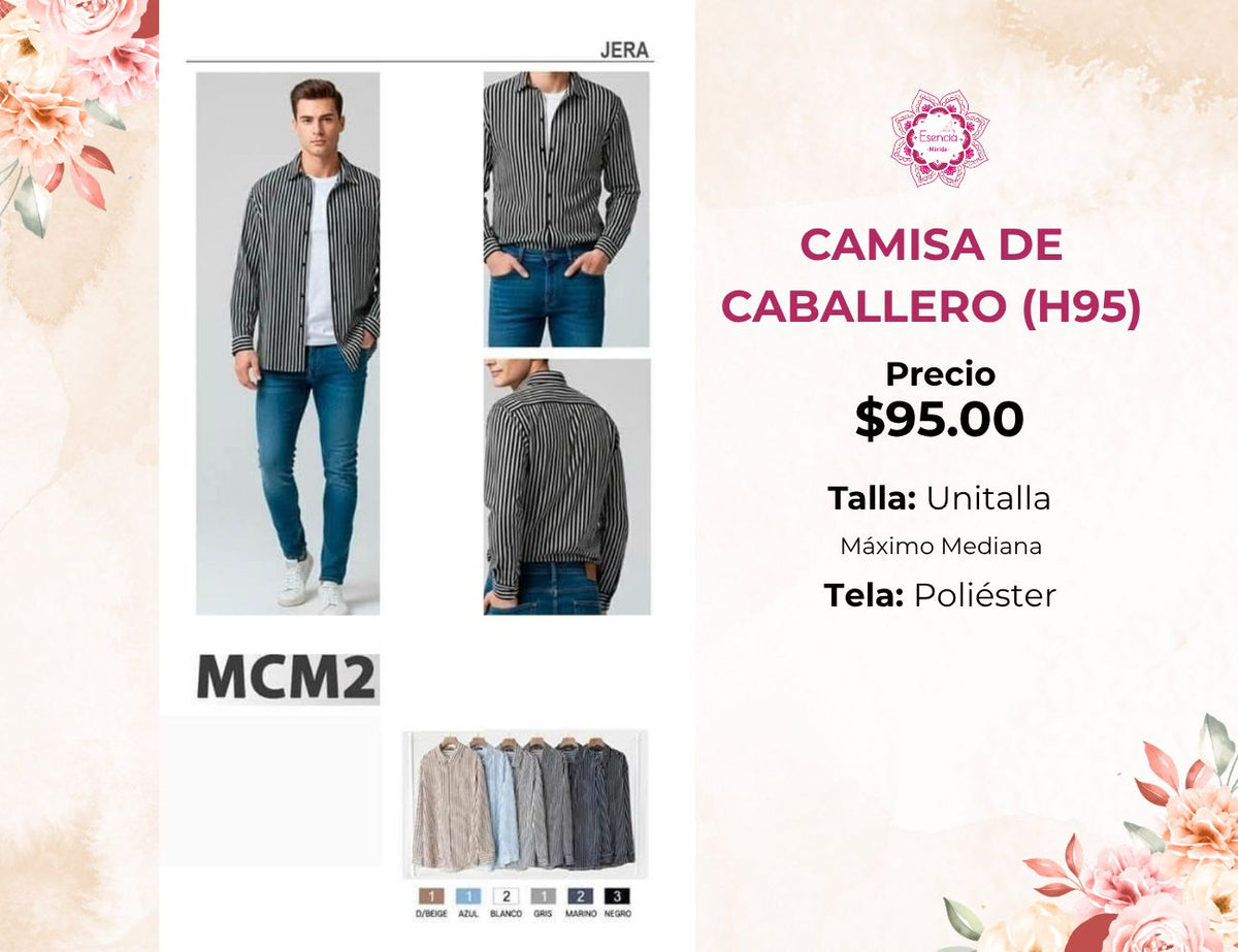 CAMISA DE CABALLERO (H95)
