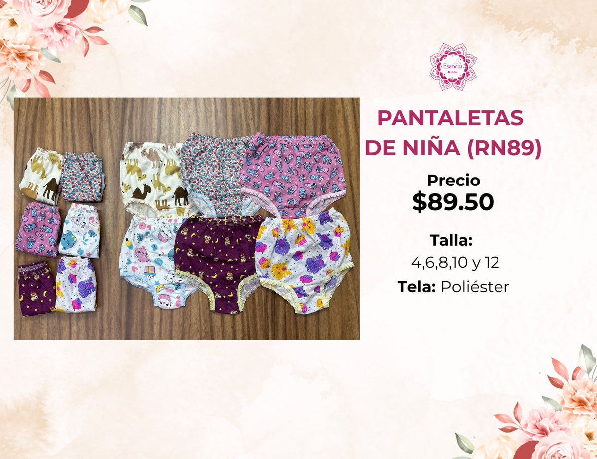 PANTALETA DE NIÑA (RN89)