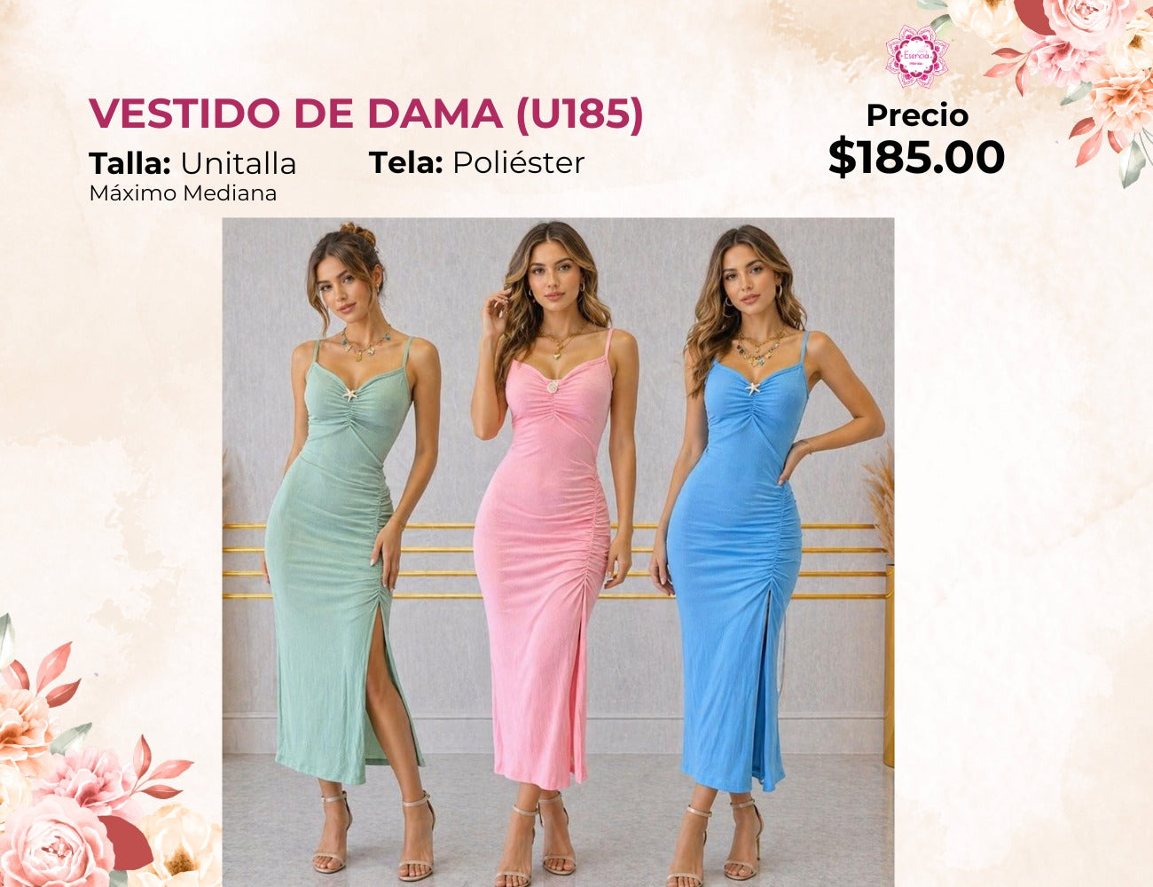 VESTIDO DE DAMA (U185)