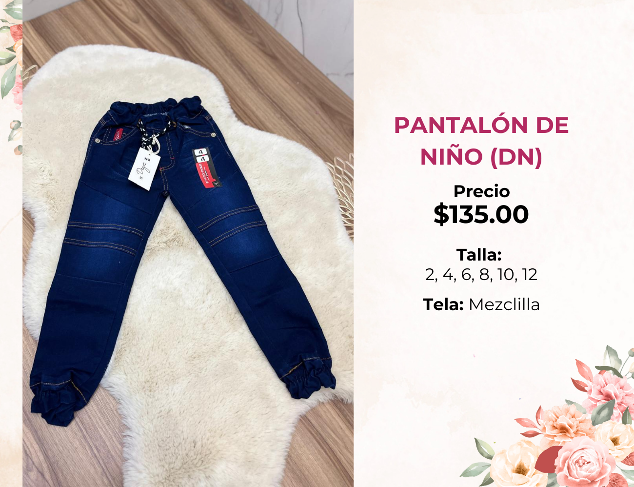 PANTALON JOGGER DE NIÑO (DN)