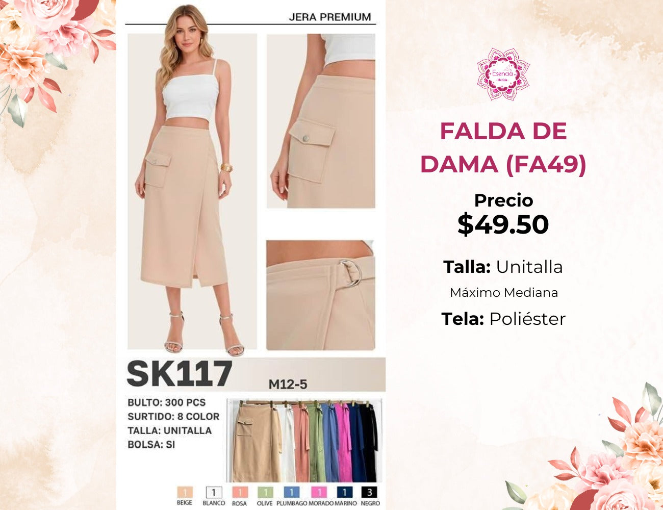 FALDA DE DAMA (FA49)