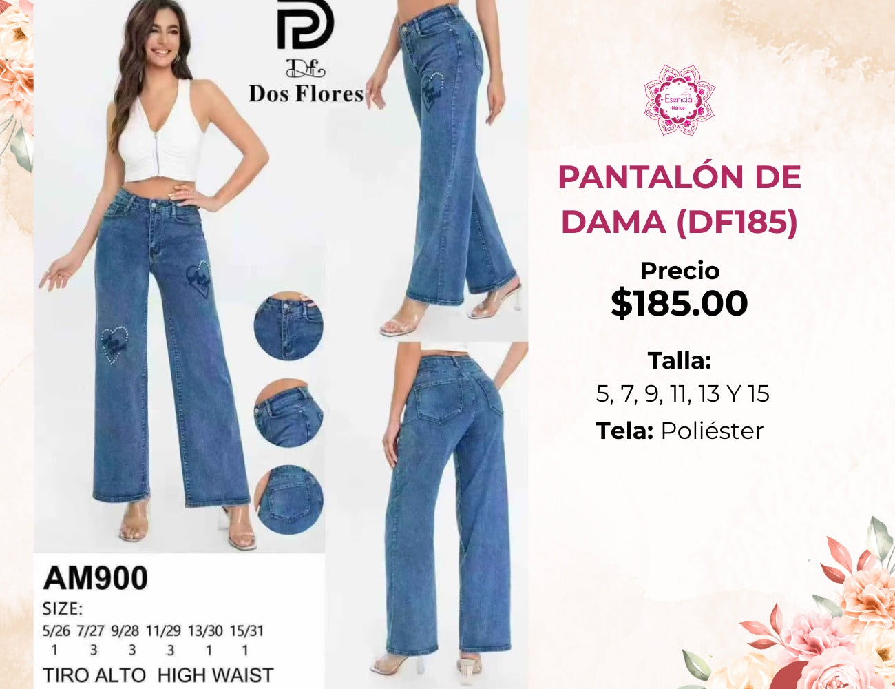 PANTALÓN DE DAMA (DF185)