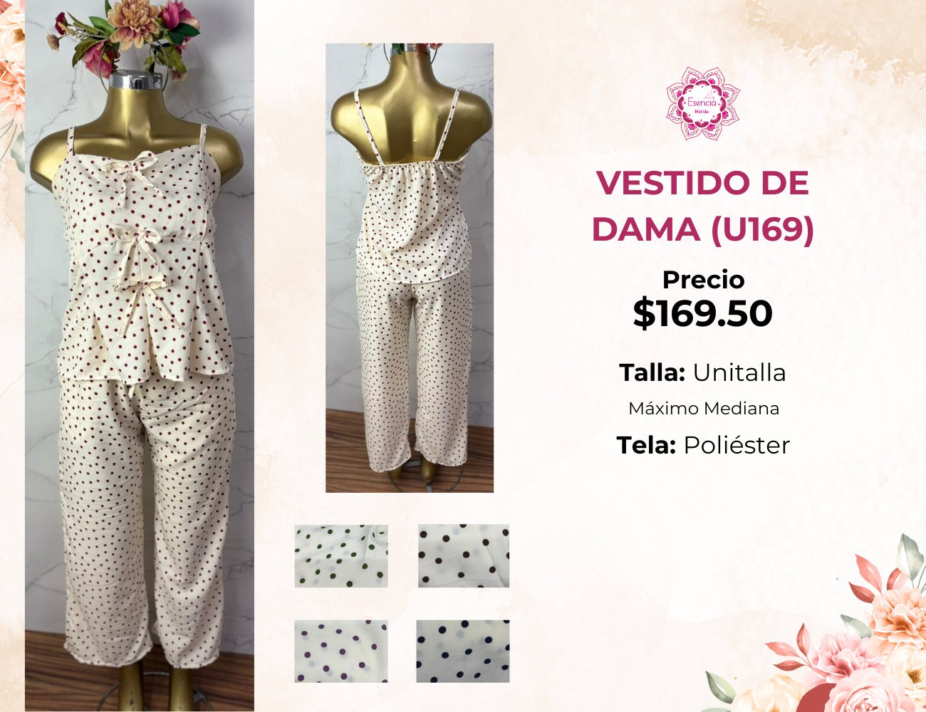 CONJUNTO DE VESTIR PARA DAMA (CON169)