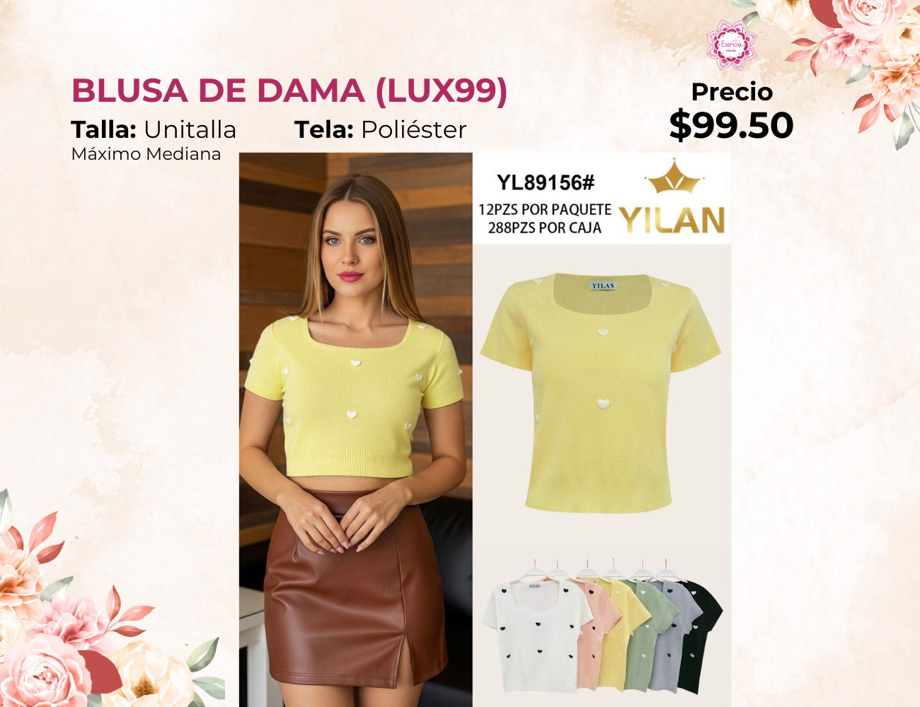 BLUSAS DE DAMA PREMIUM (LUX99)