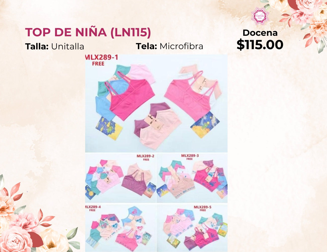 TOP DE NIÑA (LN115)