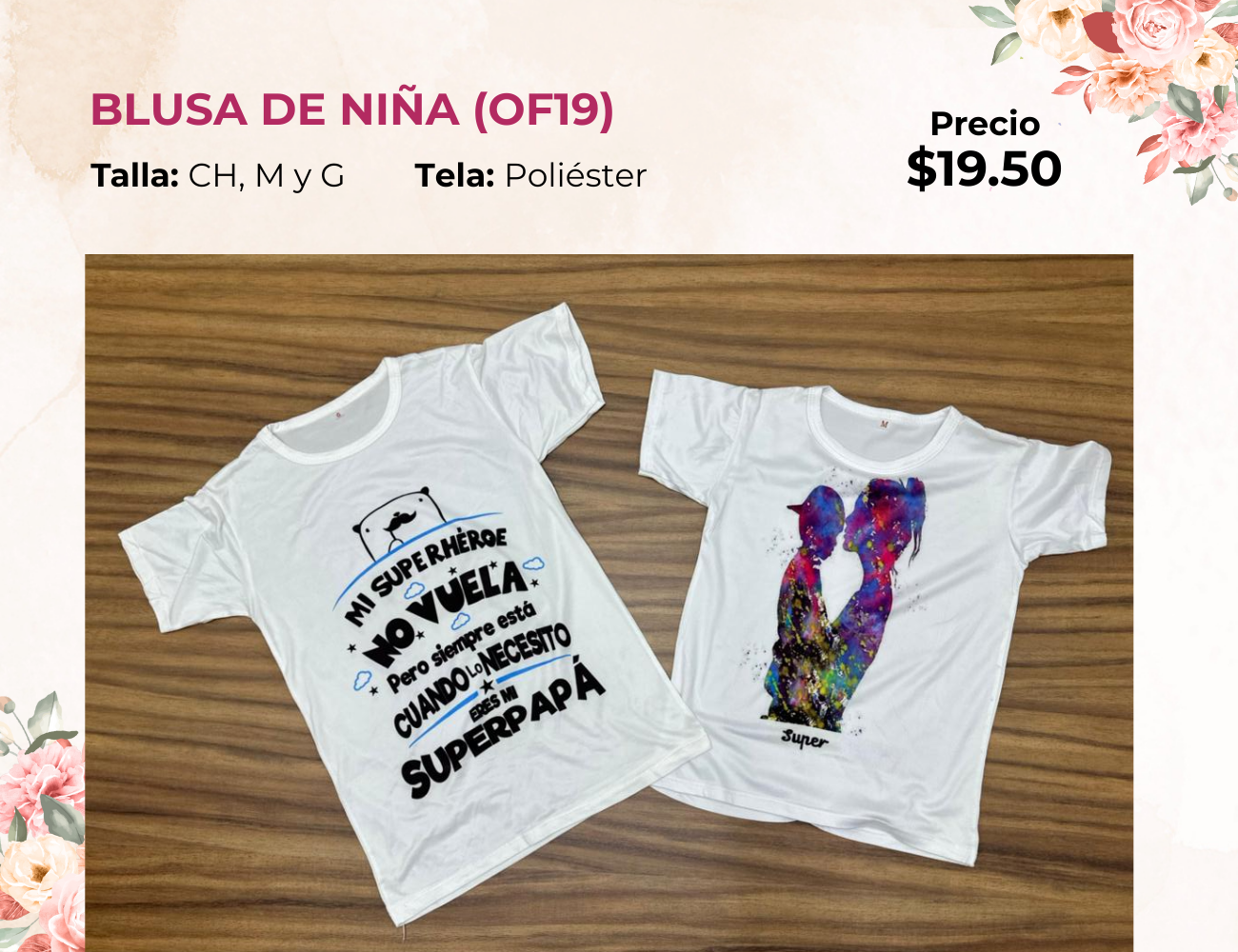 BLUSA DE NIÑA OFERTA (OF19)