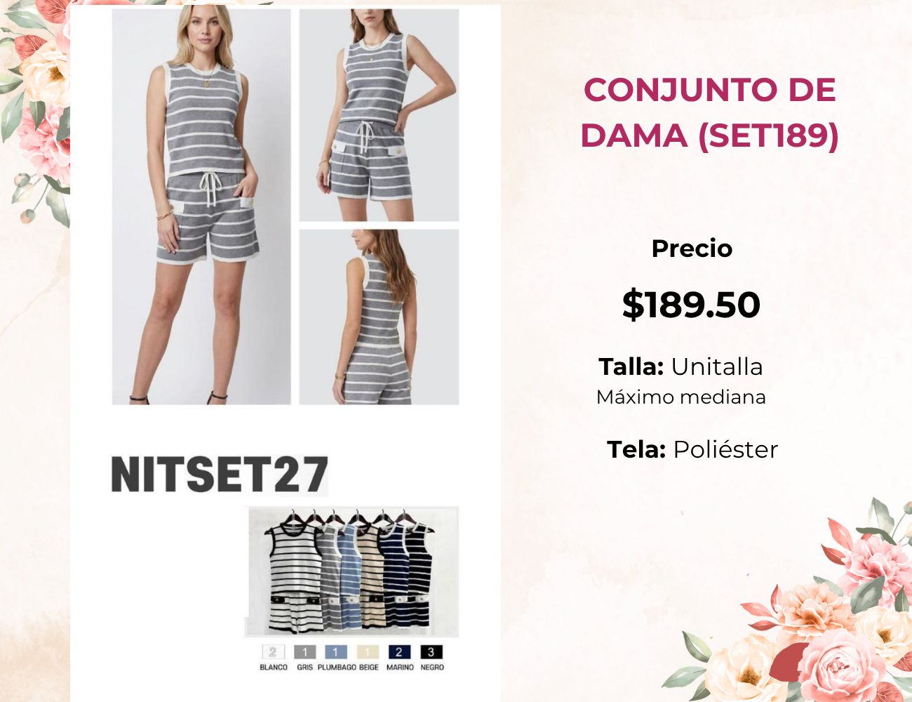 SET DE DAMA (SET189)