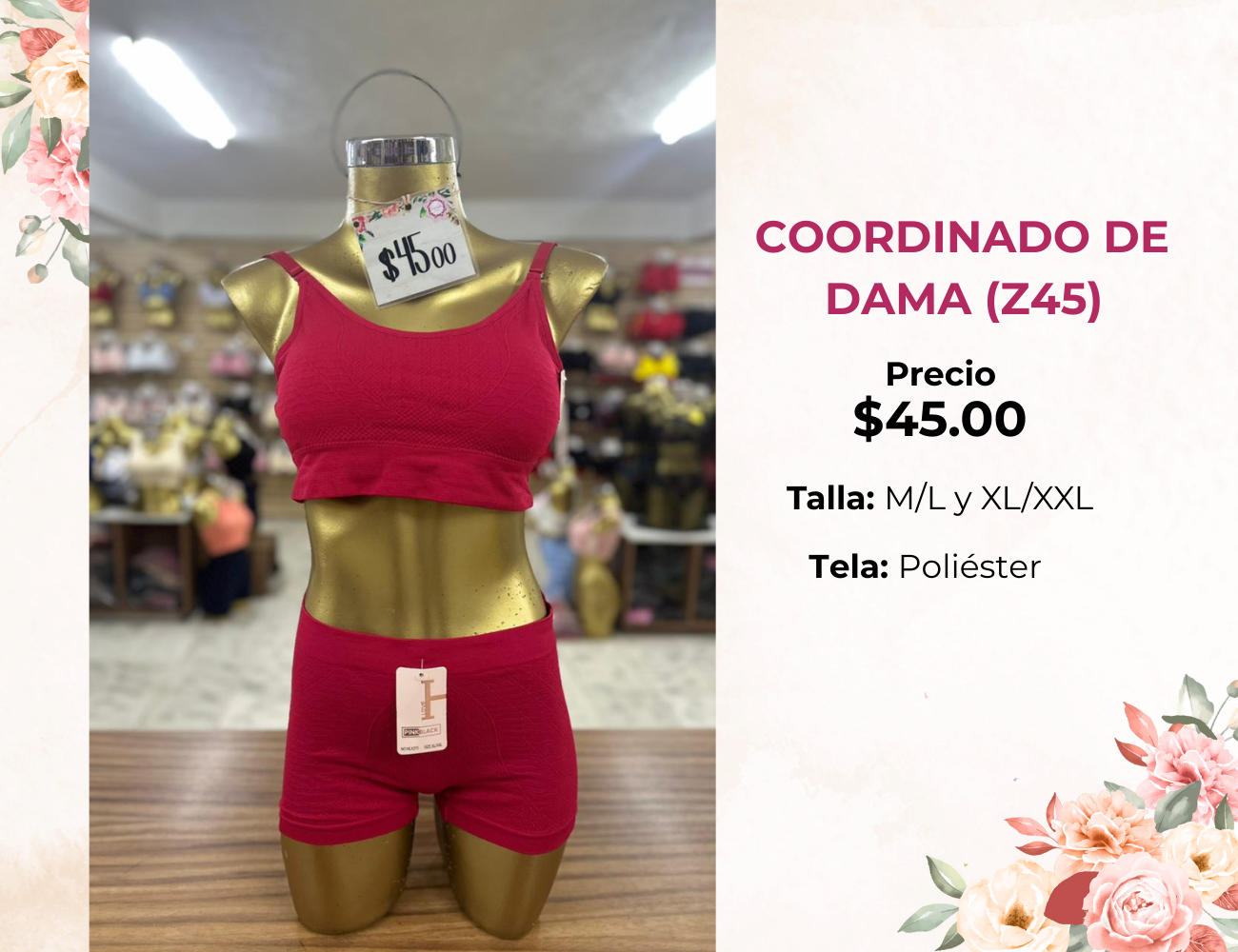 COORDINADO DE DAMA (Z45)