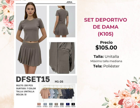 SET DEPORTIVO DE DAMA (K105)