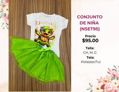 CONJUNTO DE NIÑA CON TUTÚ (NSET95)