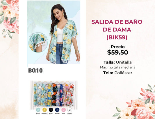 SALIDA DE BAÑO DE DAMA (BIK59)