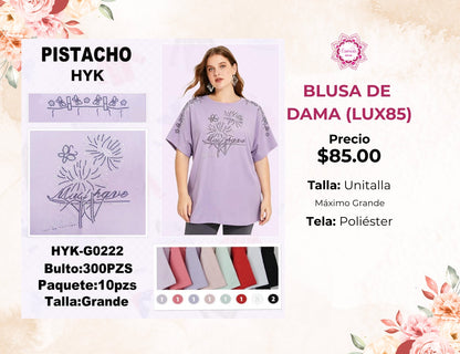 BLUSA DE DAMA (LUX85)