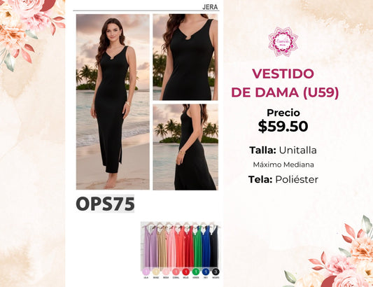 VESTIDO DE DAMA (U59)