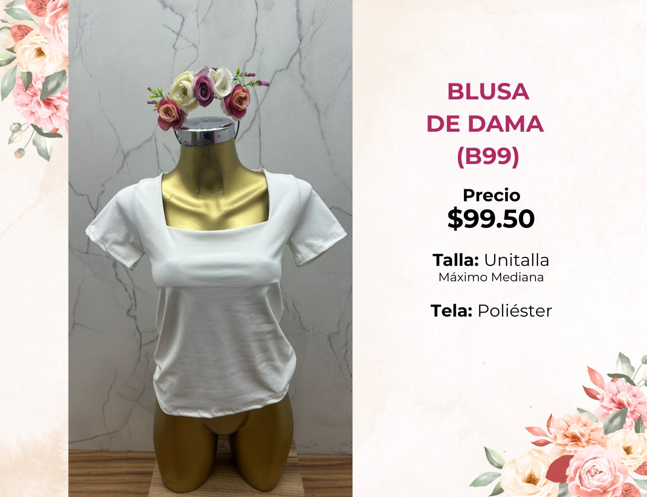 BLUSAS DE DAMA PREMIUM (B99)