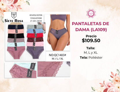 PANTALETAS DE DAMA (LA109)