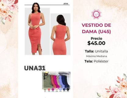 VESTIDO DE DAMA (U45)