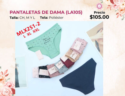 PANTALETAS PARA DAMA (LA105)