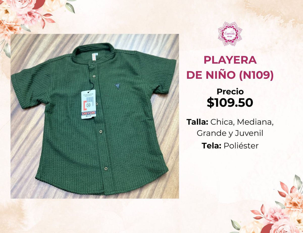PLAYERAS DE NIÑO (N109)