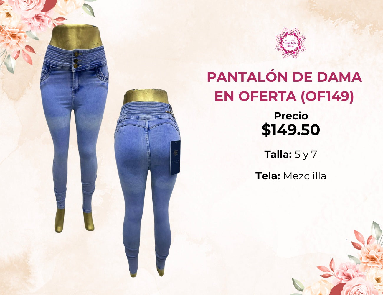 PANTALONES DE DAMA OFERTA (OF149)