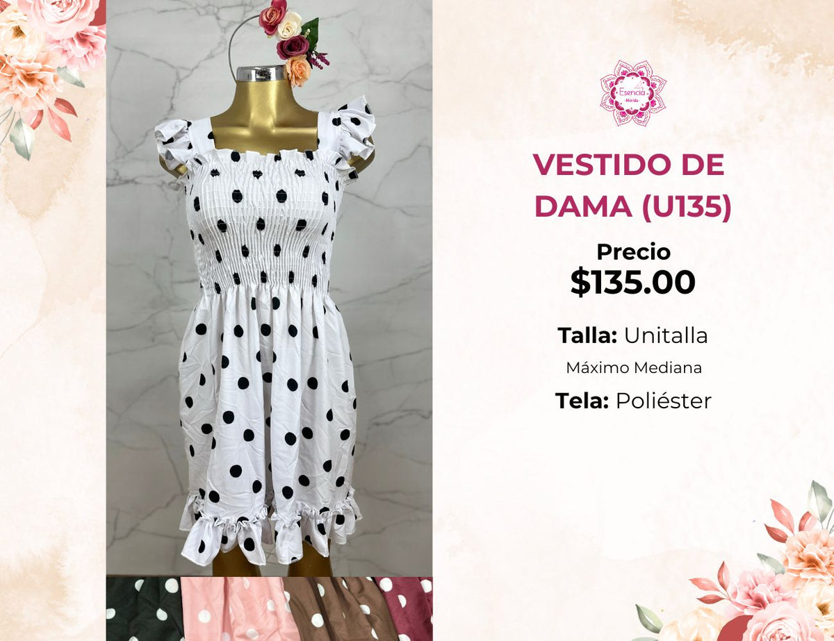 VESTIDO DE DAMA (U135)