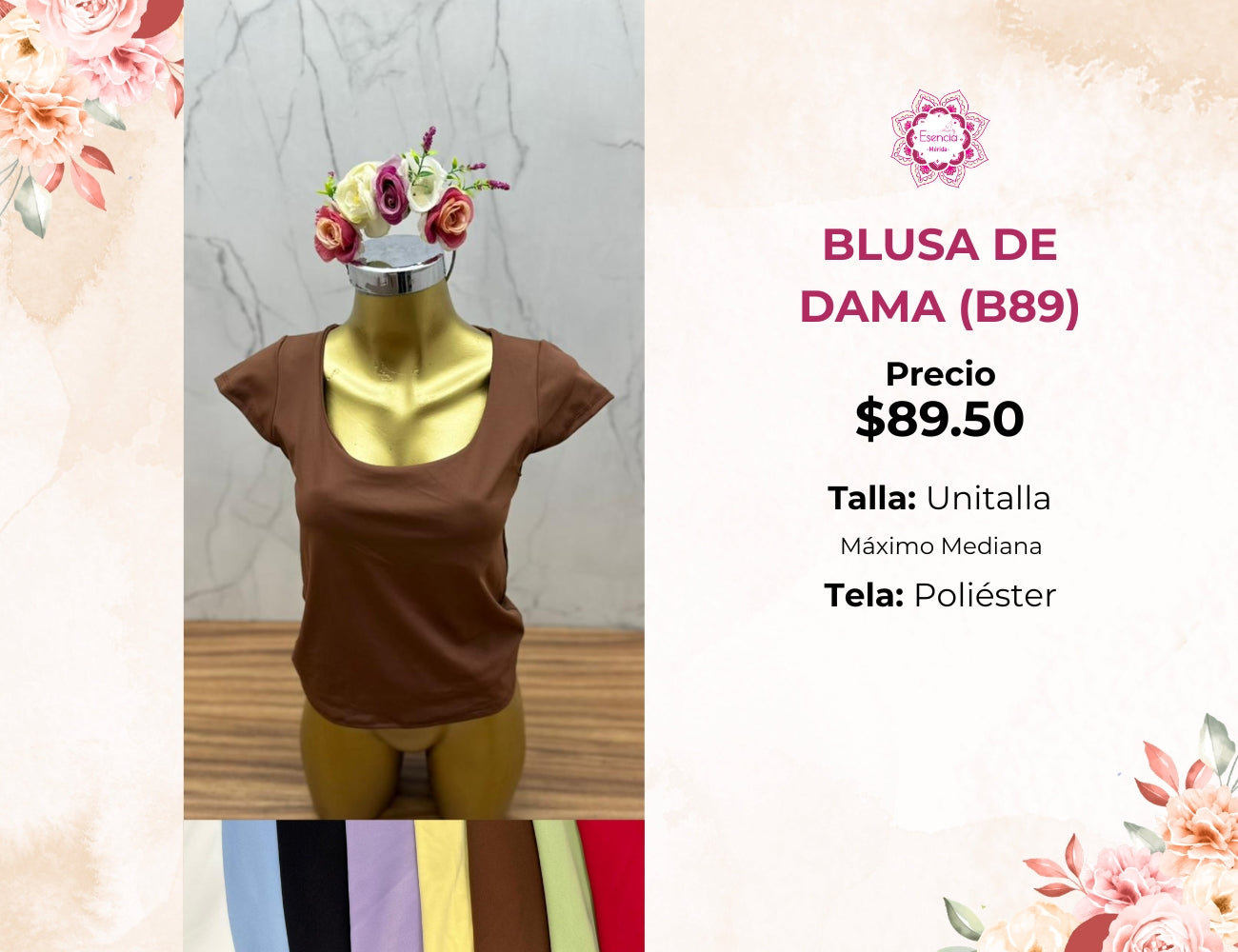 BLUSAS DE DAMA PREMIUM (B89)