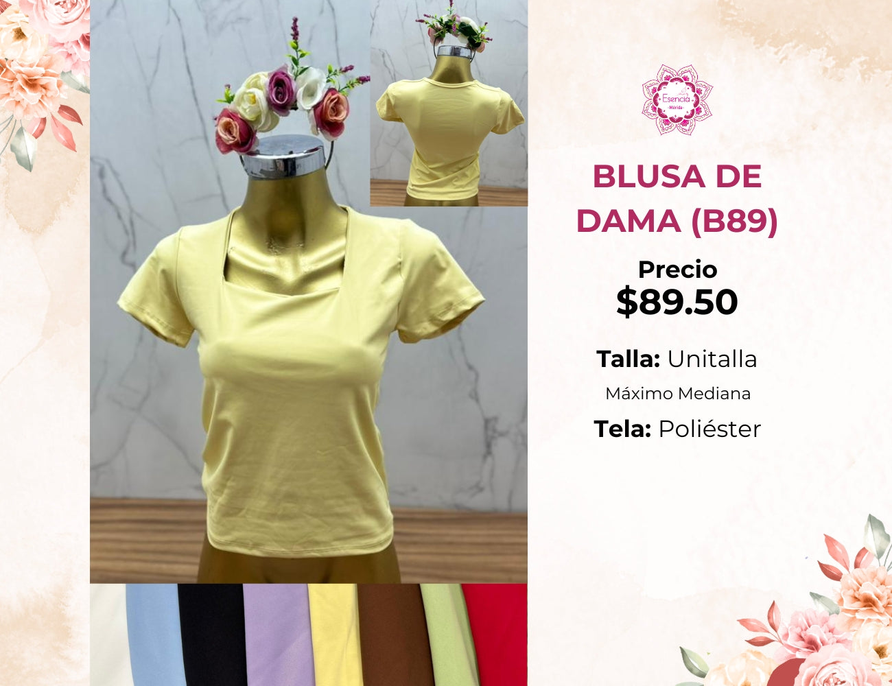 BLUSAS DE DAMA PREMIUM (B89)