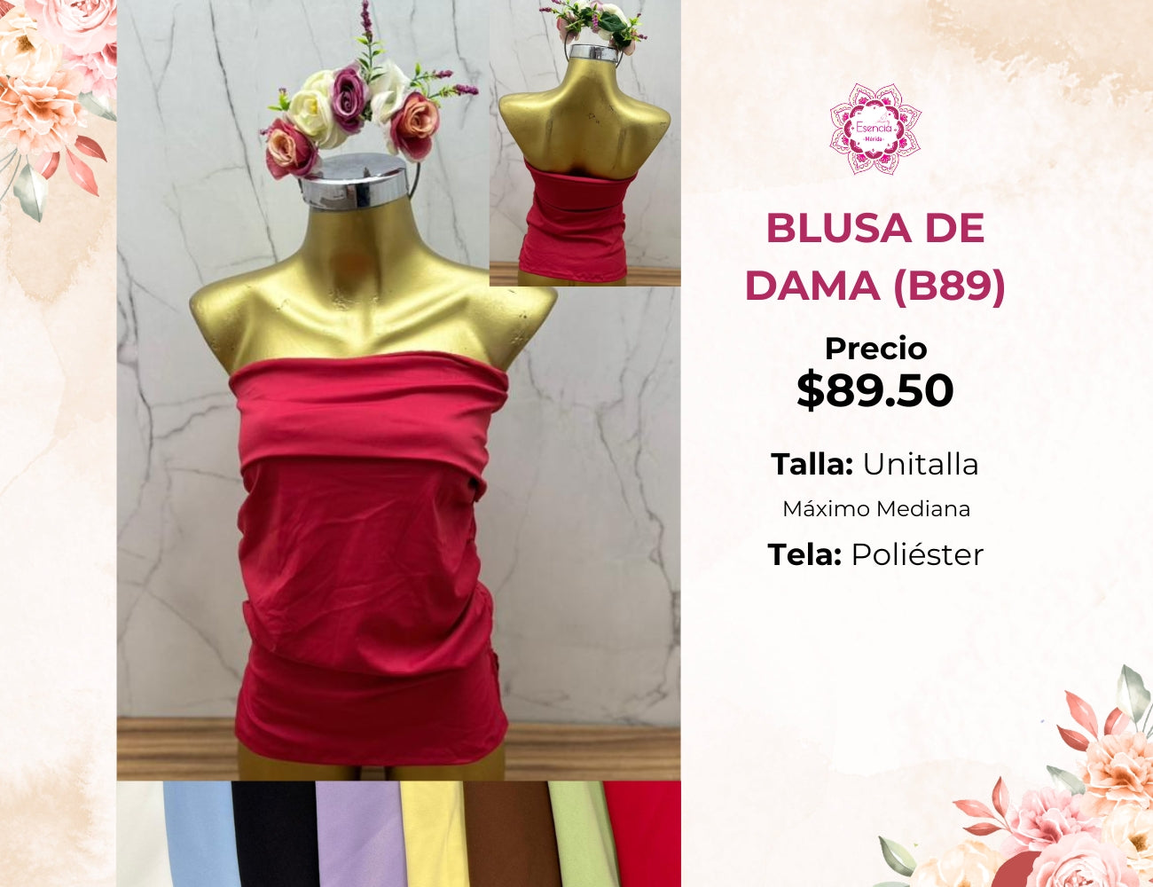 BLUSAS DE DAMA PREMIUM (B89)
