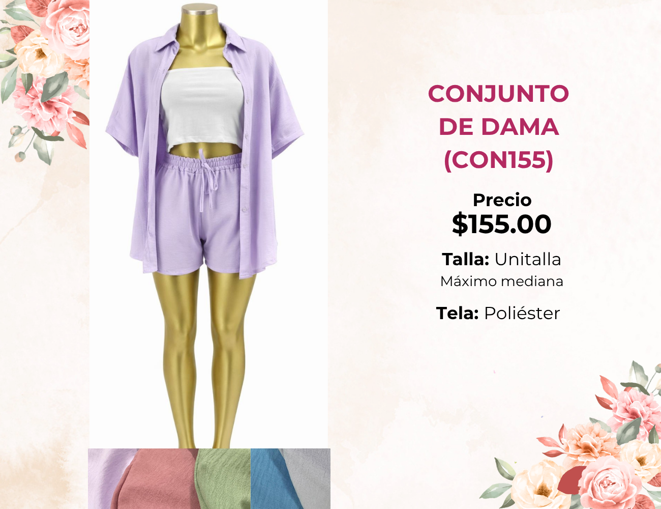 CONJUNTO DE DAMA (CON155)